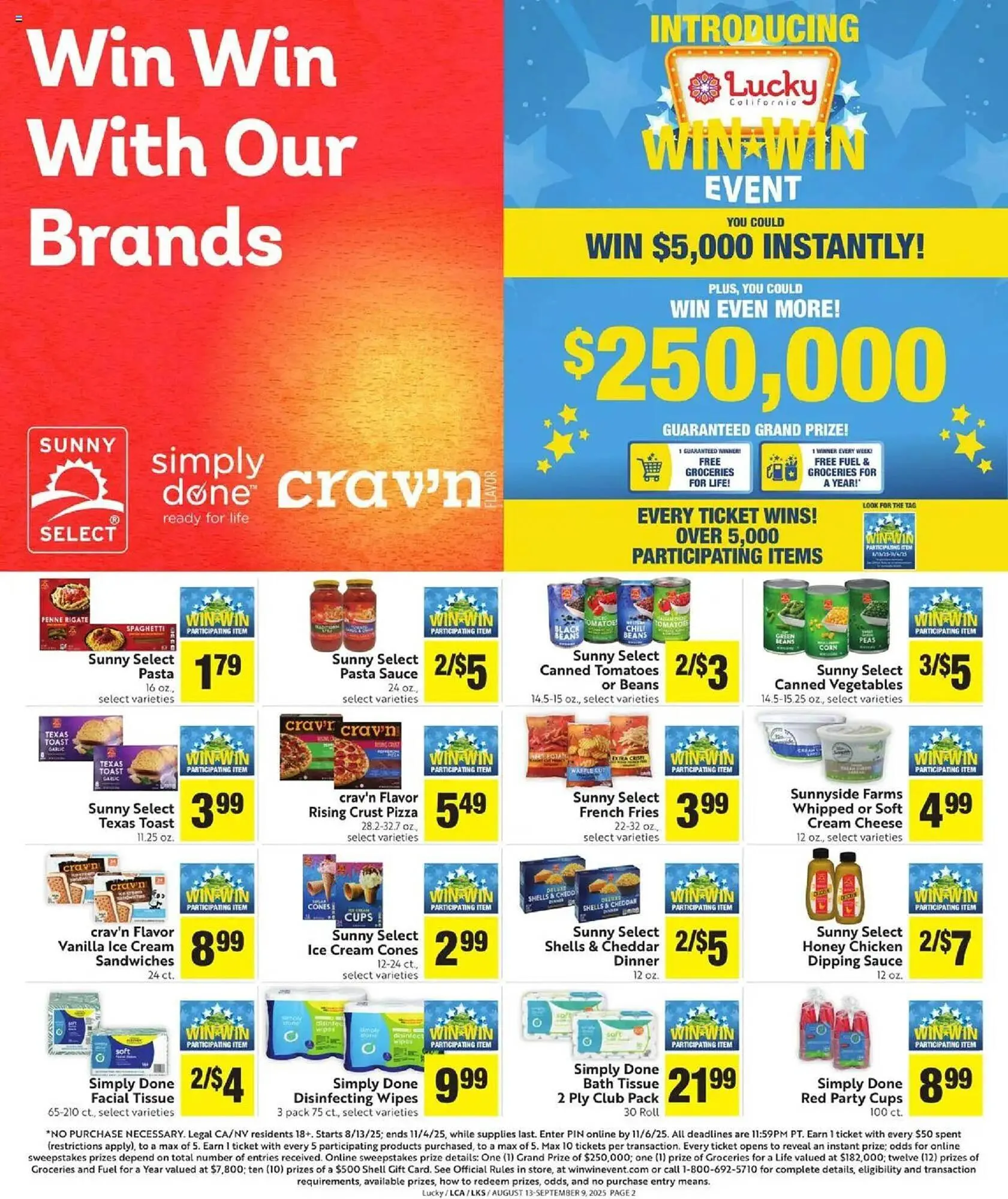Weekly ad Lucky Supermarkets Weekly Ad from August 13 to November 4 2025 - Page 2