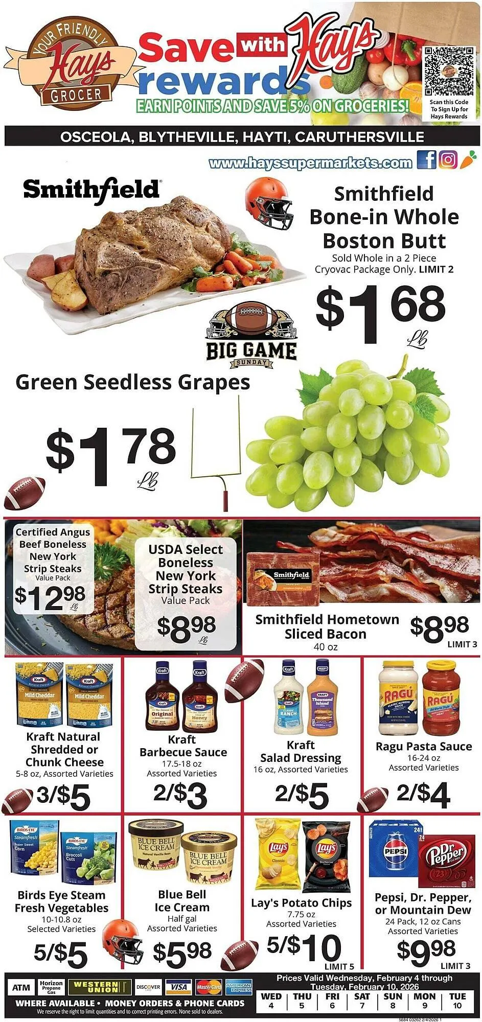 Weekly ad Hays Supermarket weekly ad from February 4 to February 10 2026 - Page 1