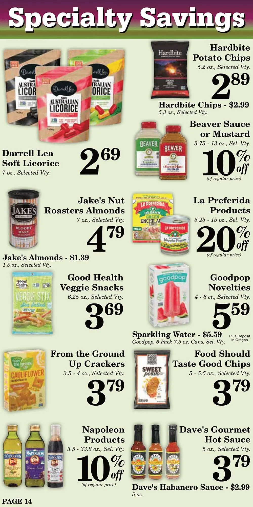 Weekly ad Harvest Foods ad from July 2 to July 29 2025 - Page 15