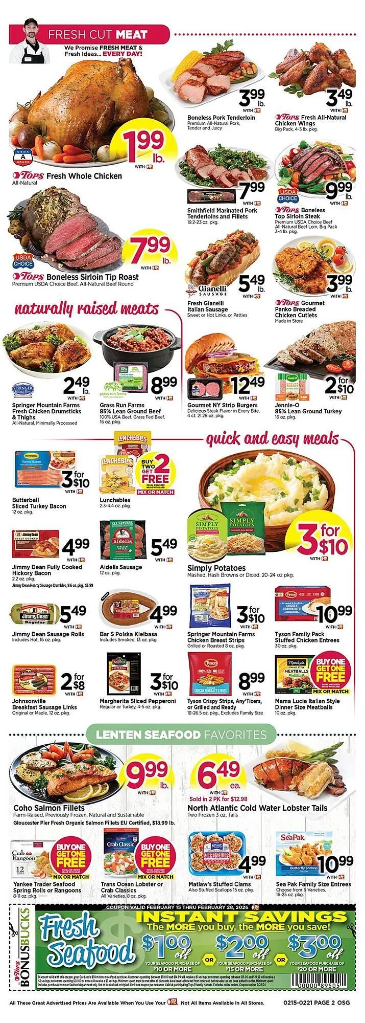 Weekly ad Tops weekly ad from February 15 to February 21 2026 - Page 2