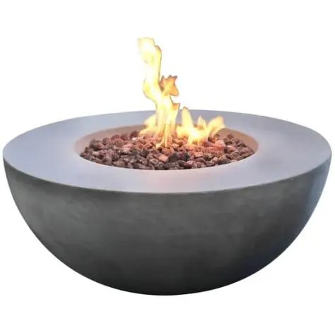 Modeno Roca 34" Propane Fire Bowl with Cover