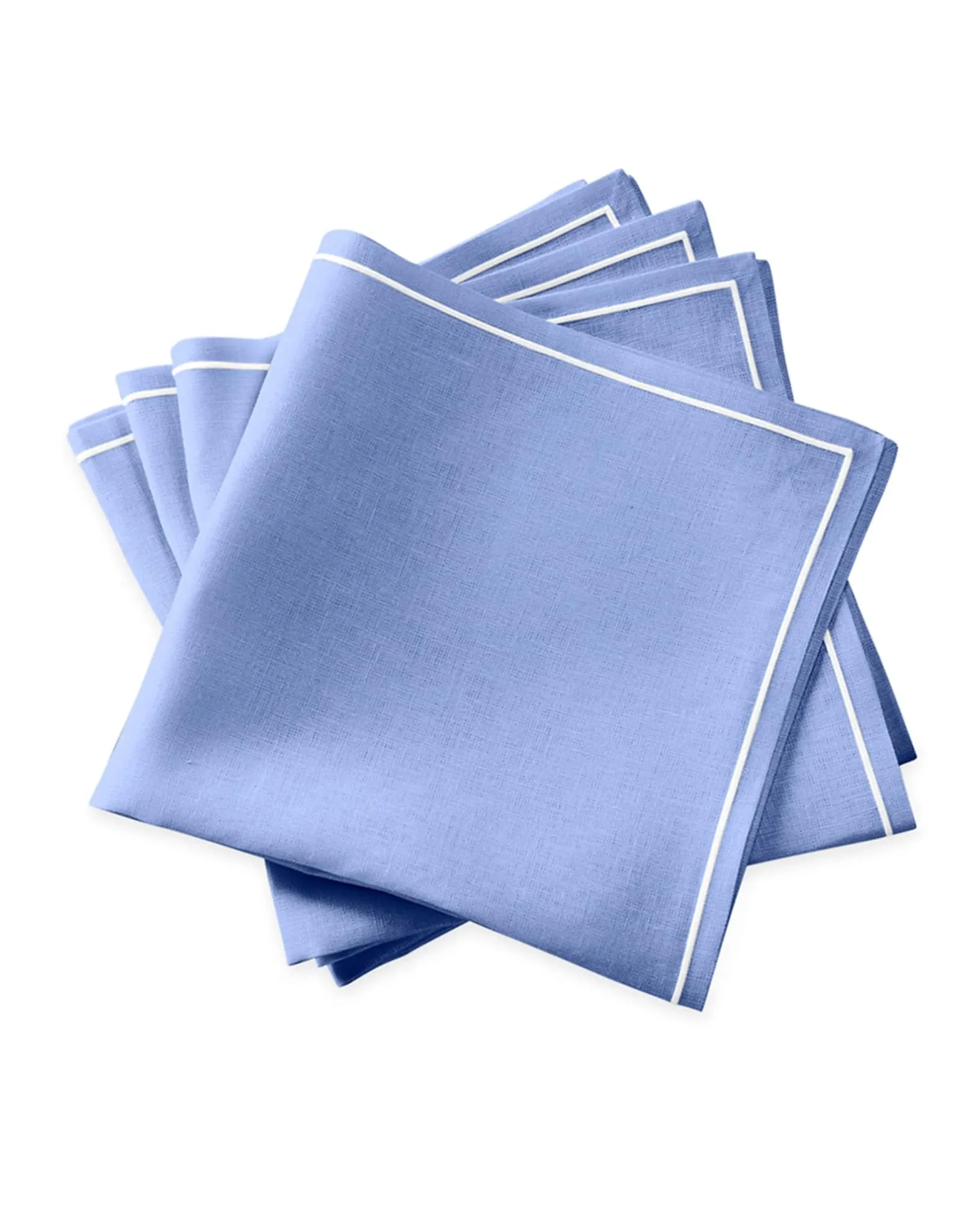 Casual Couture Satin Stitch Napkins, Set of 4