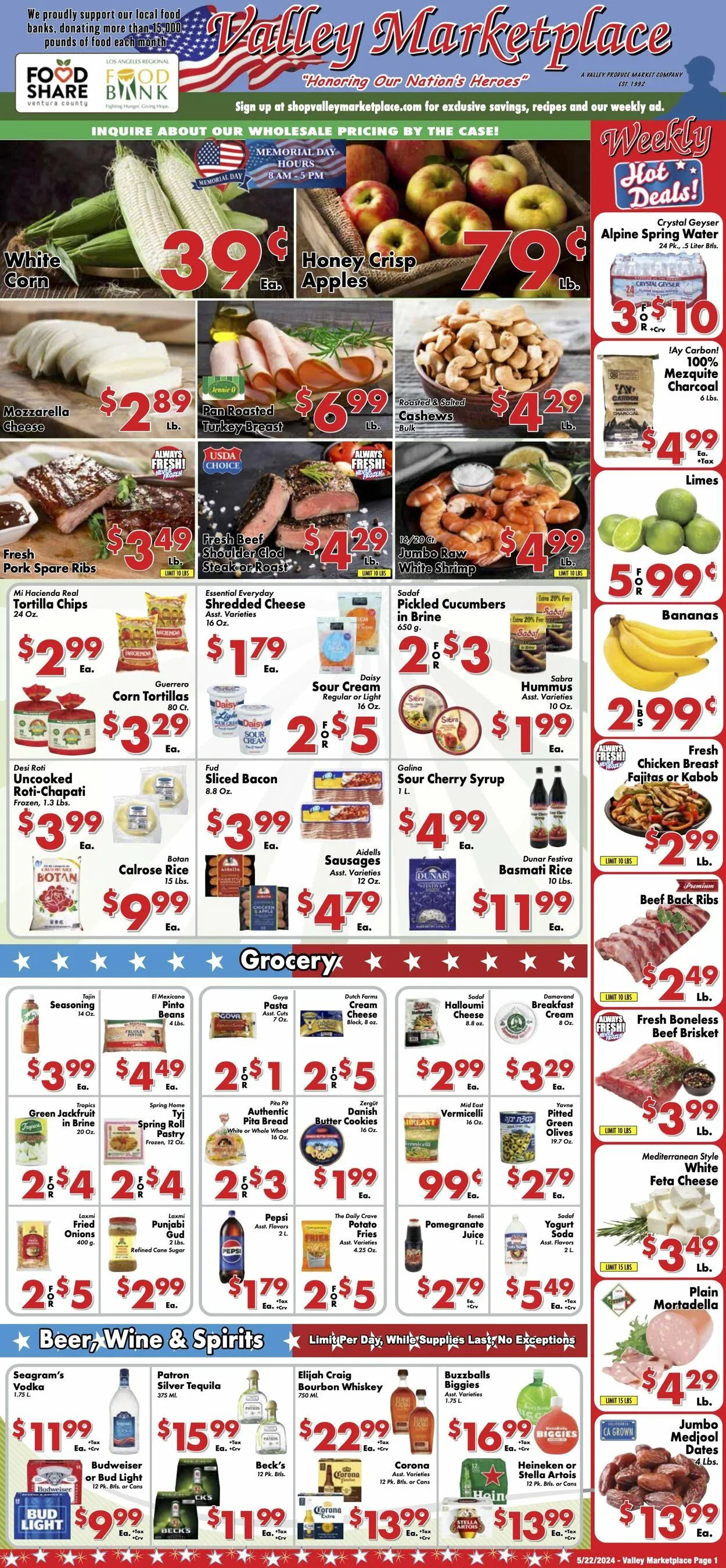 Weekly ad Valley Marketplace from May 30 to May 22 2025 - Page 1