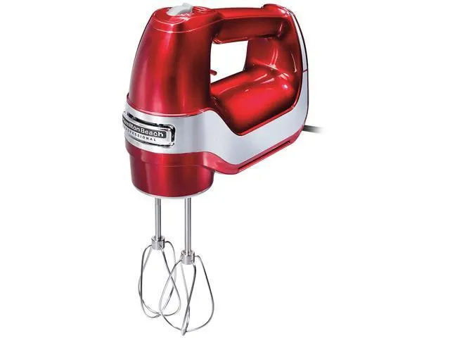 Hamilton Beach 62653 Professional Hand Mixer 5 Speed Red