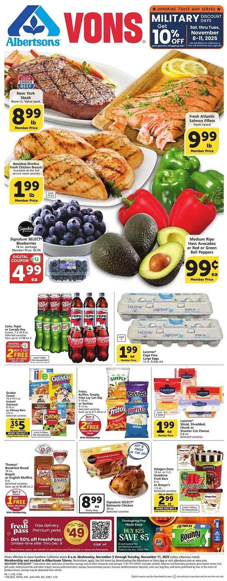 Weekly ad Albertsons weekly ad from November 5 to November 11 2025 - Page 1