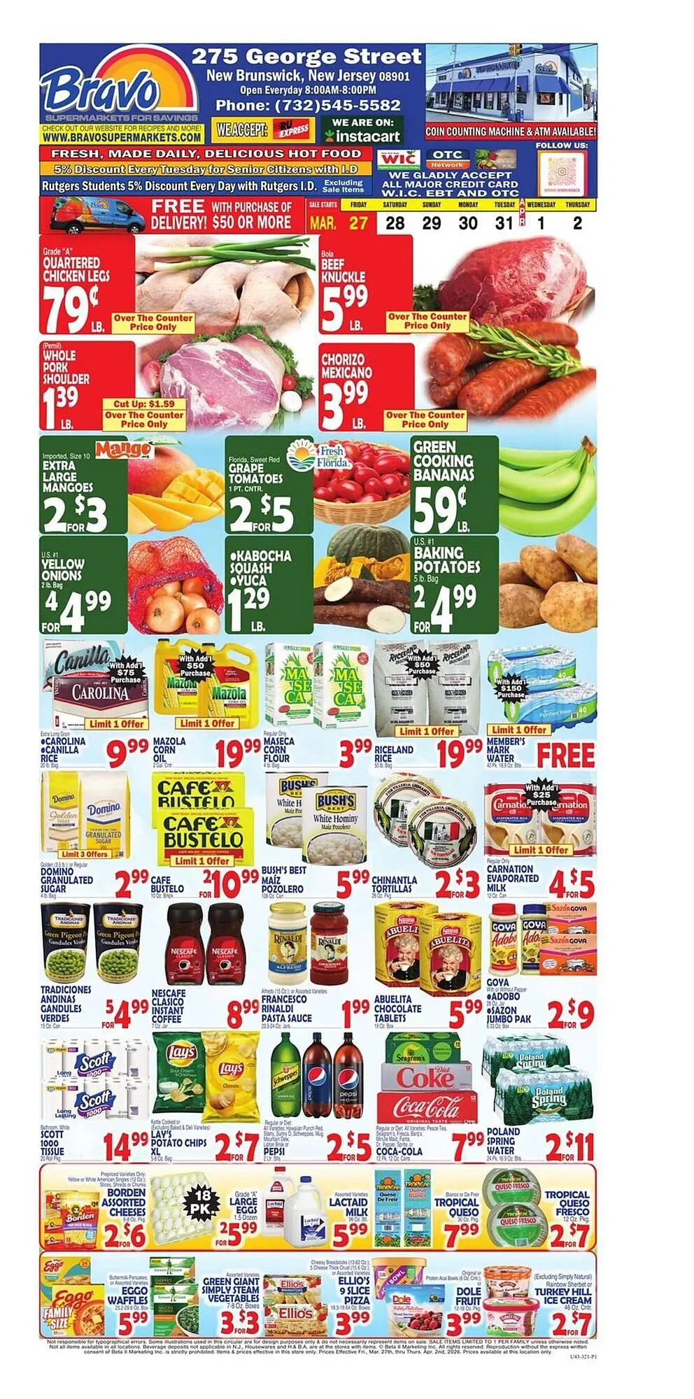 Weekly ad Bravo Supermarkets weekly ad from March 28 to April 2 2026 - Page 1