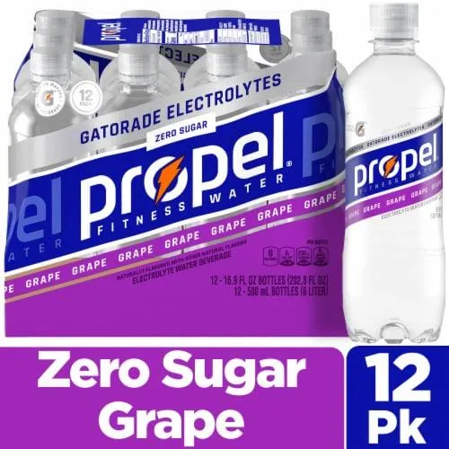Propel Zero Sugar Electrolyte Water Beverage Grape