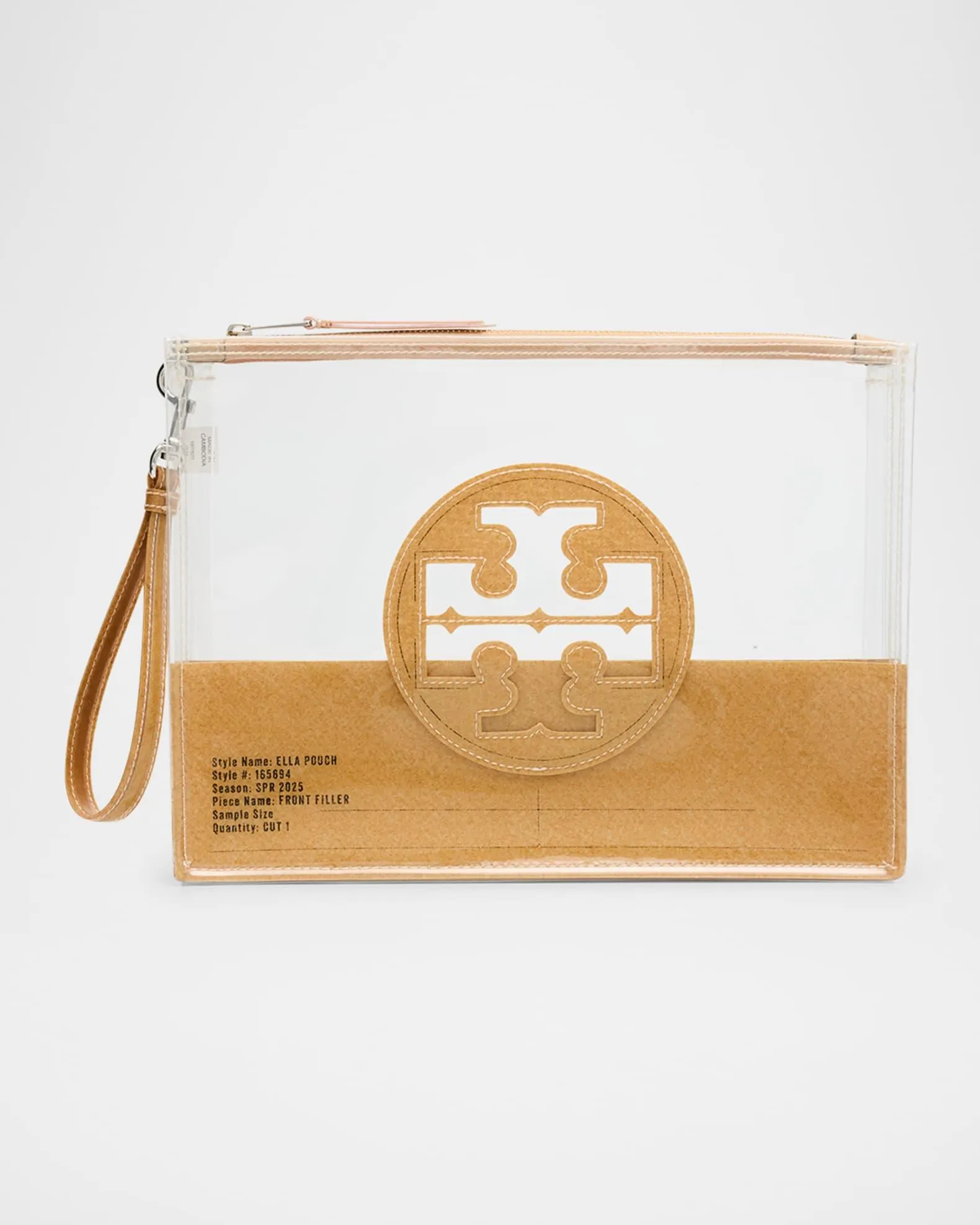 Ella Clear Wristlet Pouch Bag
