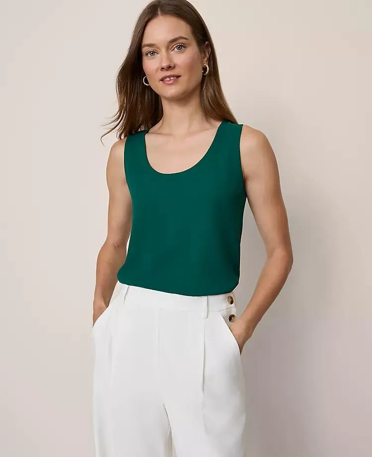 Mixed Media Tank Top