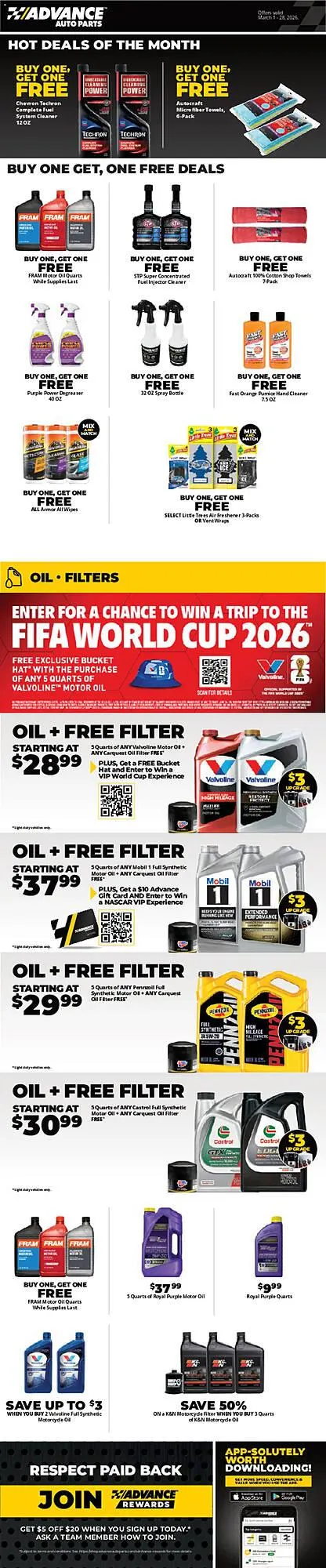 Advance Auto Parts flyer - 1