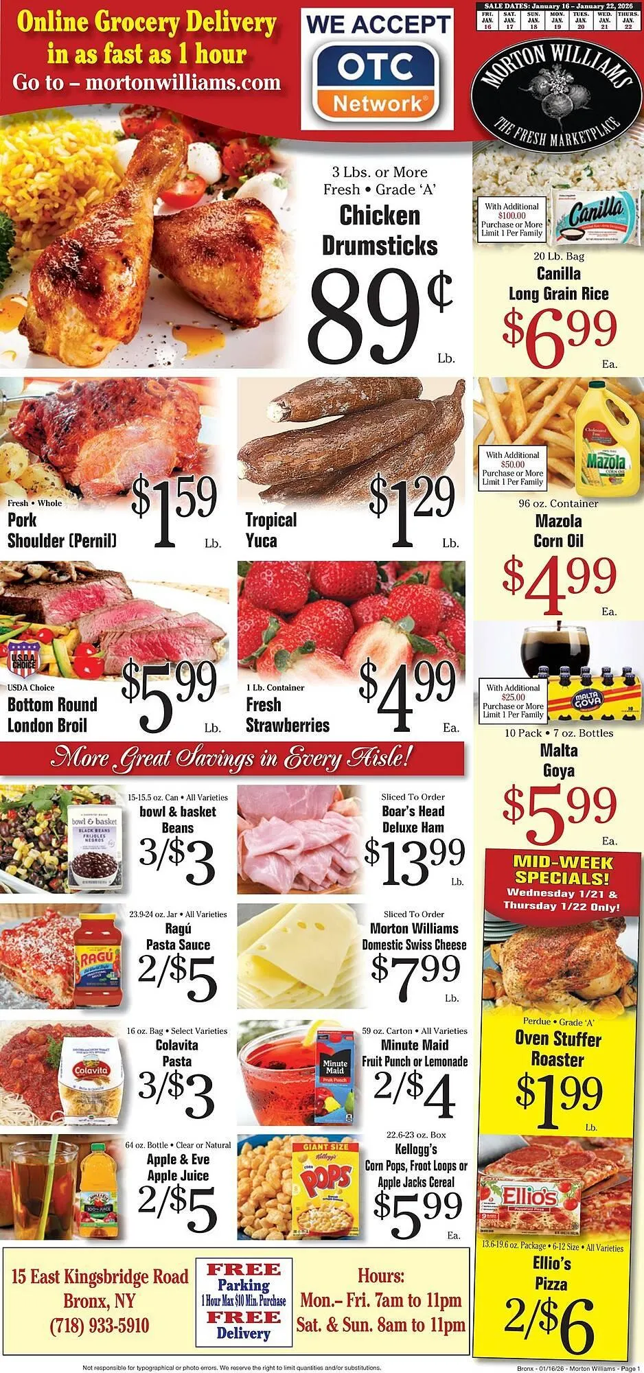 Weekly ad Morton Williams weekly ad from January 16 to January 22 2026 - Page 1