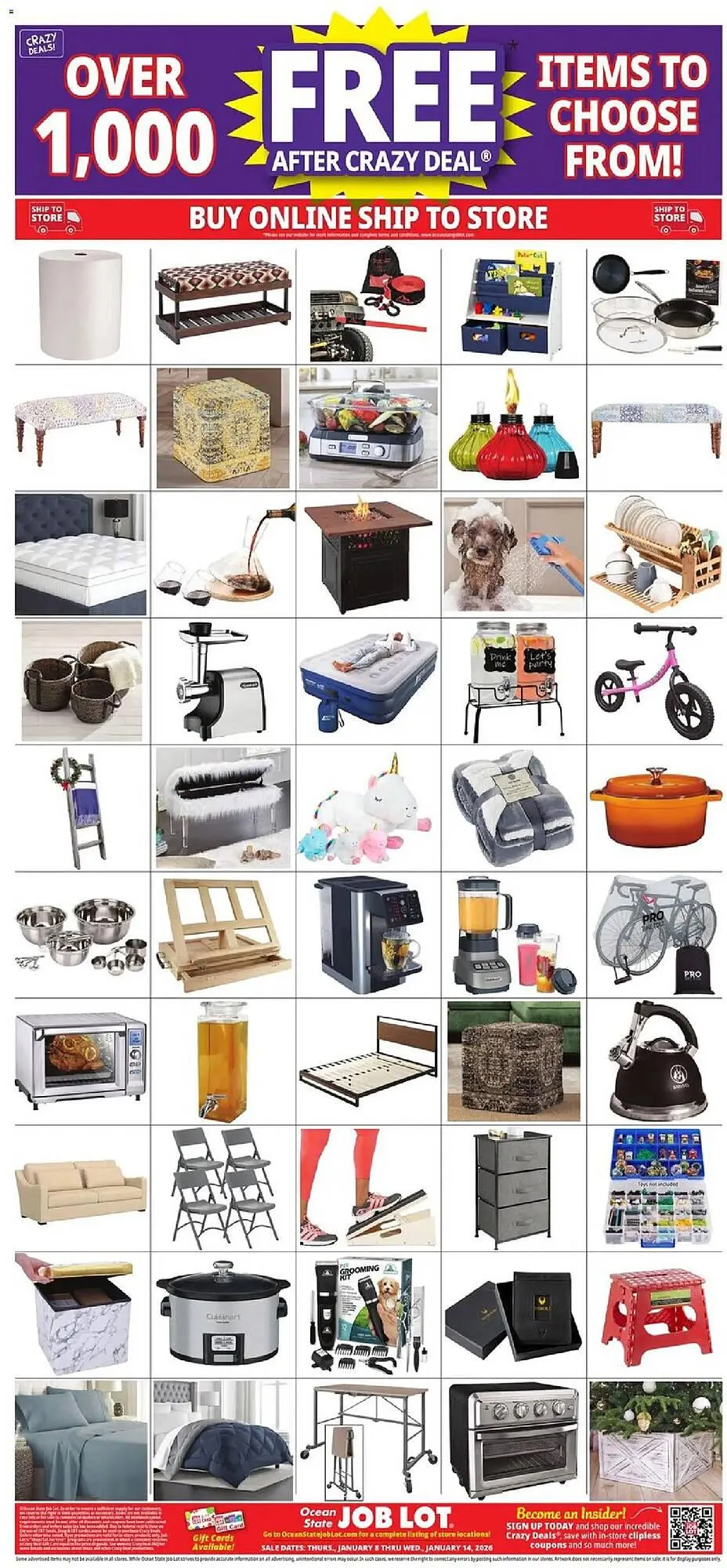 Weekly ad Ocean State Job Lot flyer from January 8 to January 14 2026 - Page 21