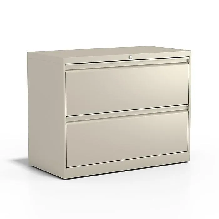 Staples Commercial 2-Drawer Lateral File Cabinet,