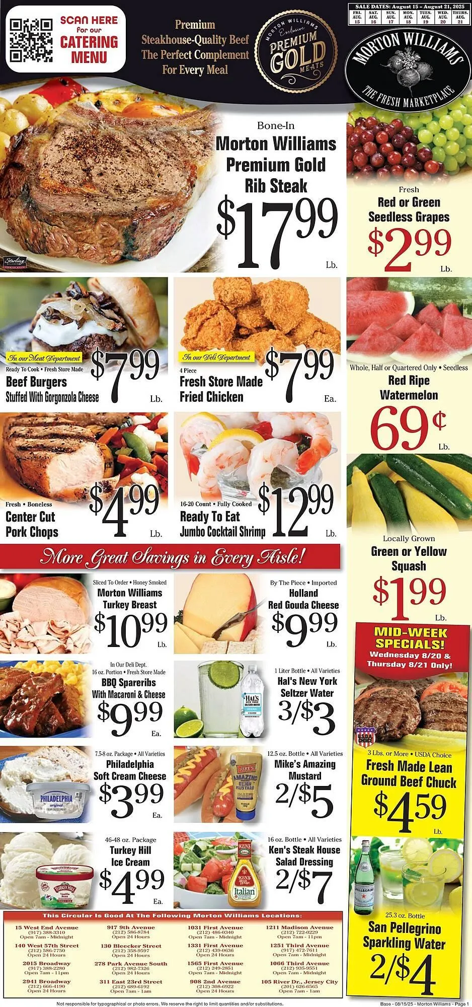 Morton Williams Weekly Ad - 1