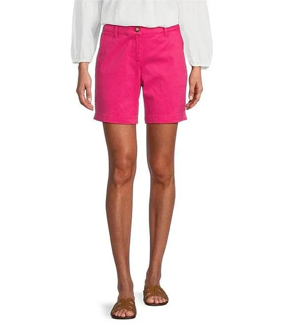 Stretch Boracay Solid Mid Rise 7" Shorts