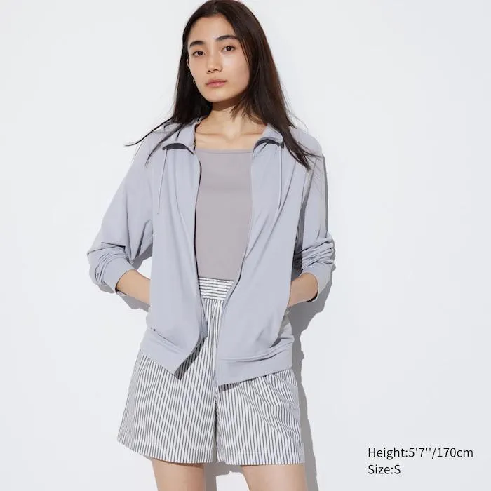 AIRism Mesh UV Protection Full-Zip Hoodie