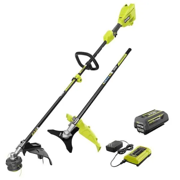 40V 15 in. Expand-It Cordless Battery Attachment Capable String Trimmer & Brush-Cutter with 4.0 Ah Battery and Charger