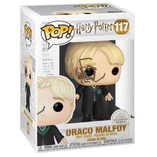 Funko POP! Harry Potter S11 Vinyl Figure - DRACO MALFOY w/ Whip Spider #117