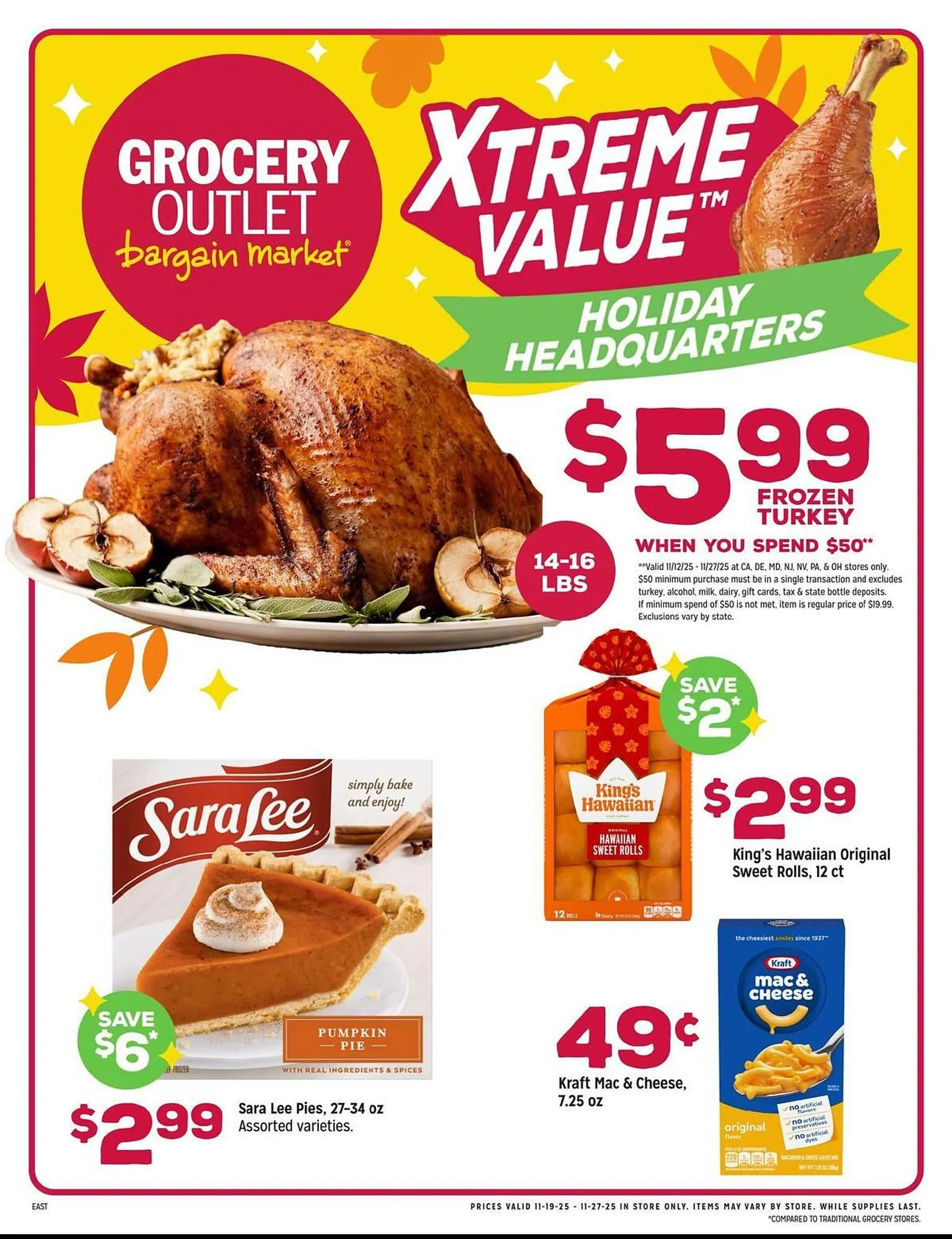 Weekly ad Grocery Outlet weekly ad from November 19 to November 25 2025 - Page 1