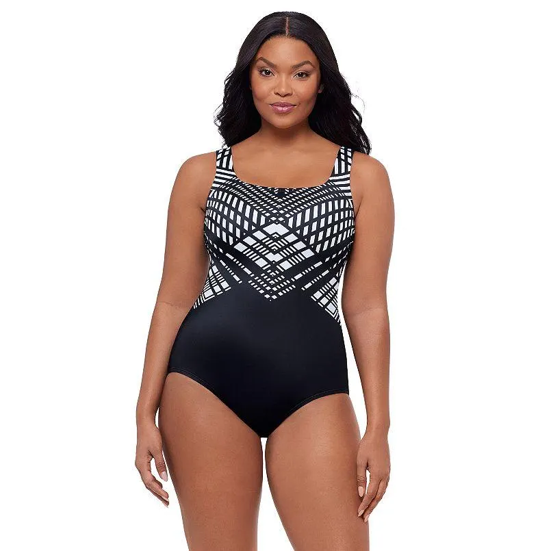 Women's Great Lengths Sizzling Siren Scoopneck Tank One-Piece Swimsuit