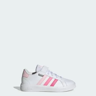 Grand Court Court Elastic Lace and Top Strap Shoes