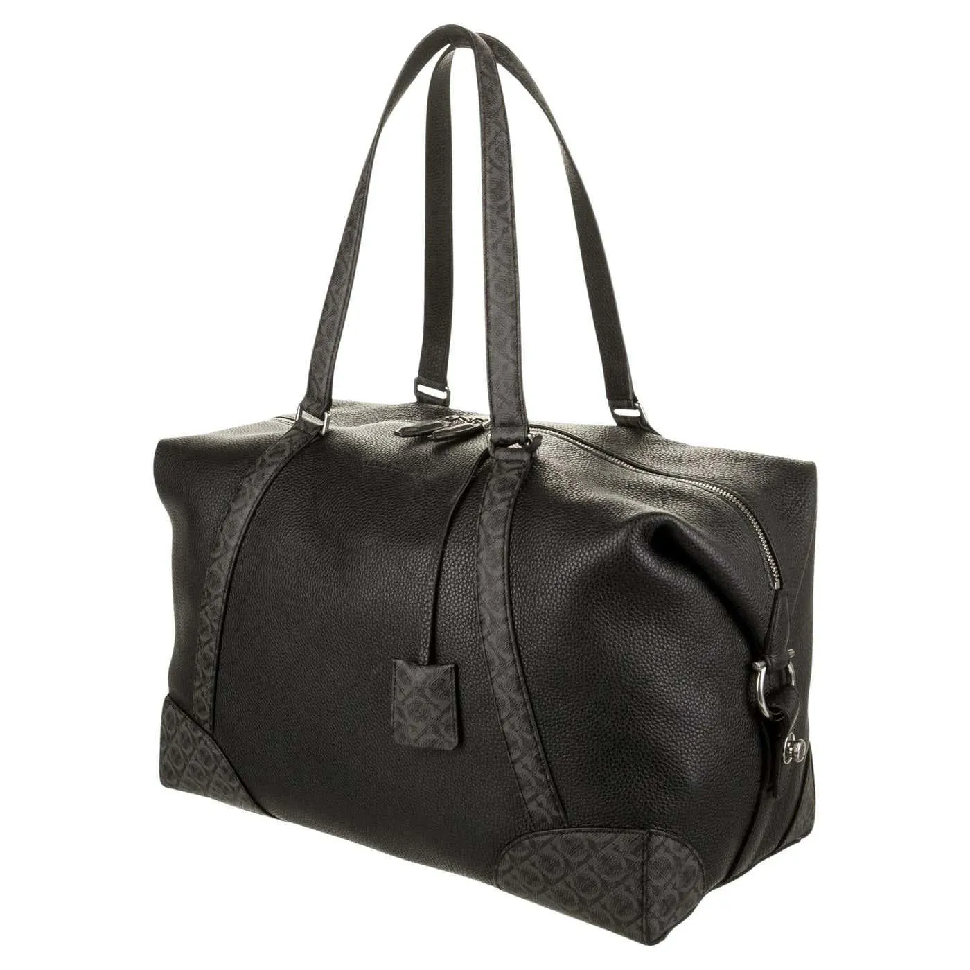 New With Tags Salvatore Ferragamo Gancini Leather Monogram Duffle Bag $2850