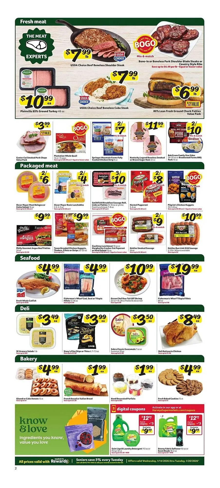Weekly ad Harveys Supermarkets weekly ad from January 14 to January 20 2026 - Page 4