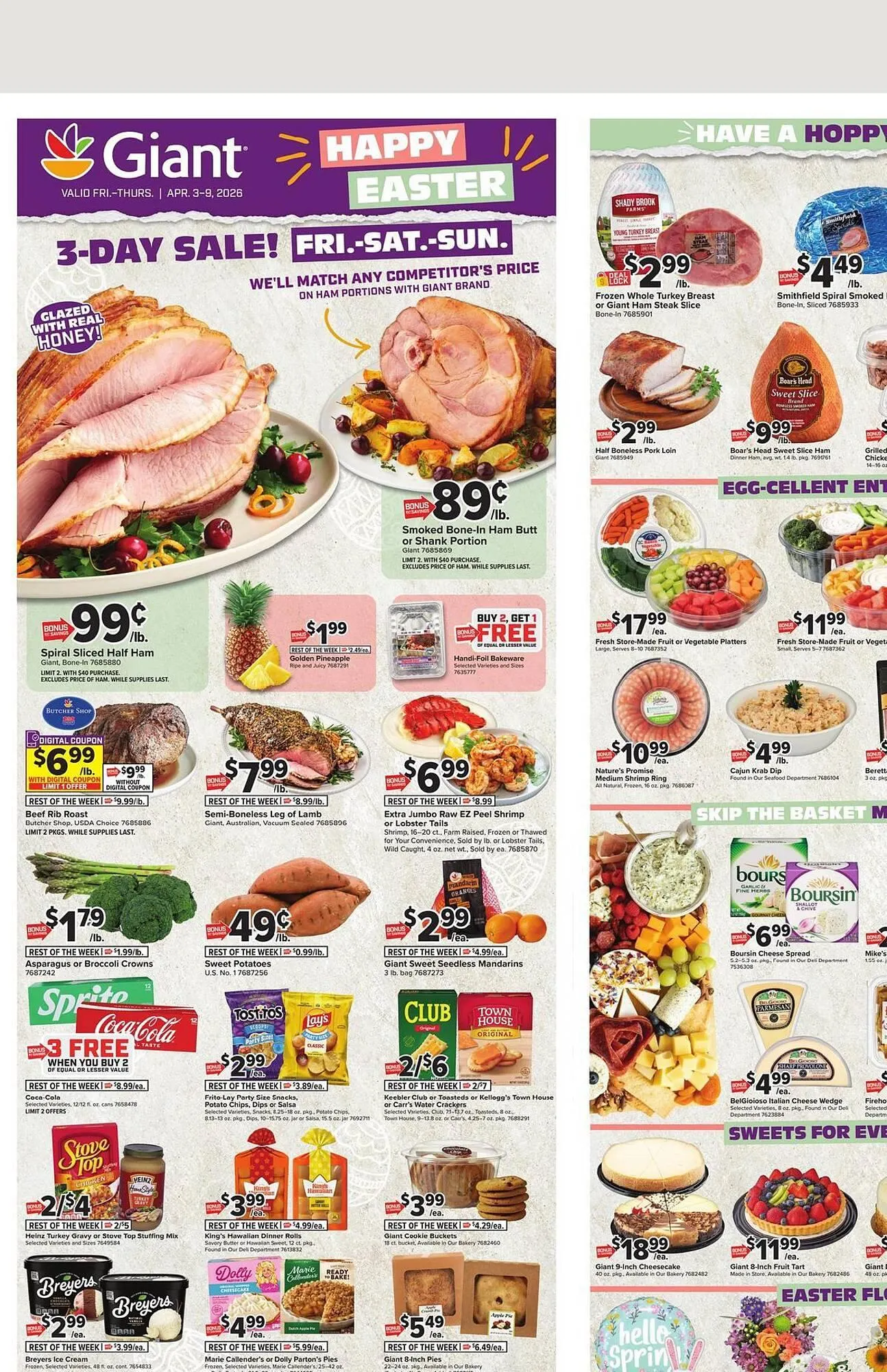 Weekly ad Giant Food weekly ad from April 3 to April 9 2026 - Page 1