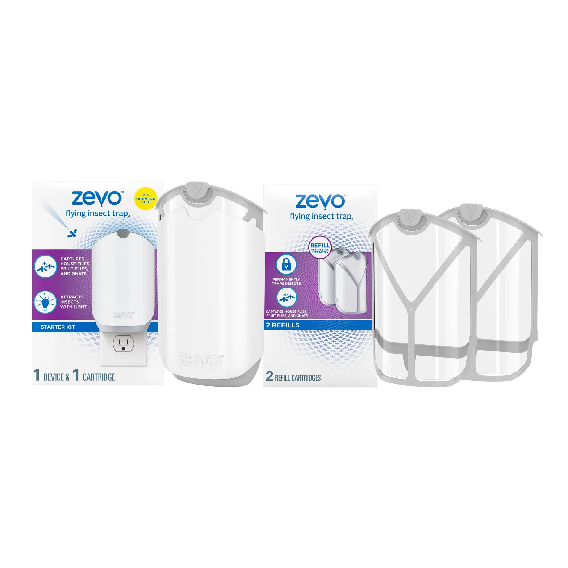 Zevo Zevo Indoor Insect Trap and Refills