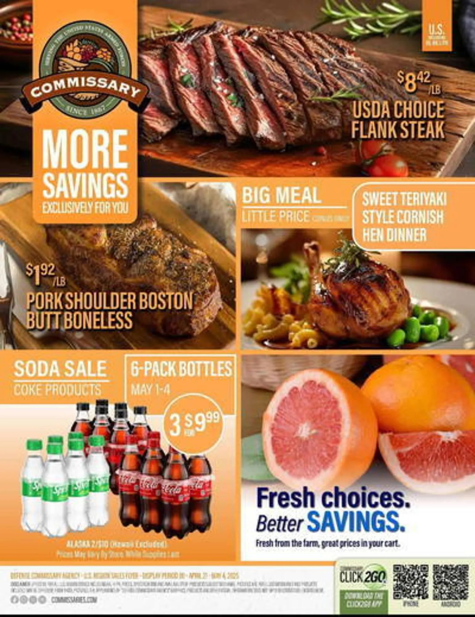 Weekly ad Commissary Weekly Ad from April 21 to May 4 2025 - Page 1