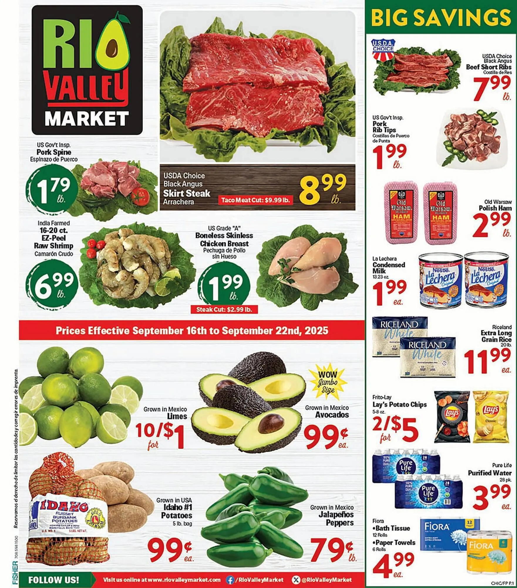 Weekly ad Rio Valley Market weekly ad from September 16 to September 22 2025 - Page 1
