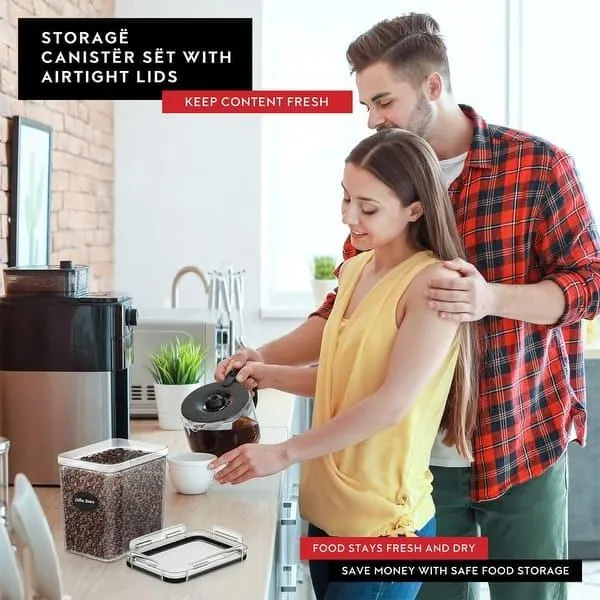 DWËLLZA KITCHEN 1.4L Airtight Food Storage Container Set of 8