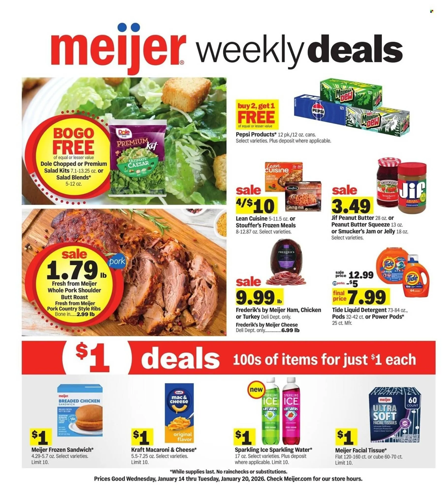 Weekly ad Meijer weekly ad from January 14 to January 20 2026 - Page 1