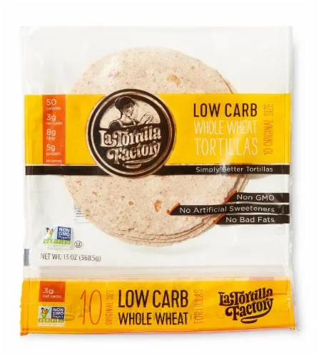 Low Carb Whole Wheat Original Tortillas