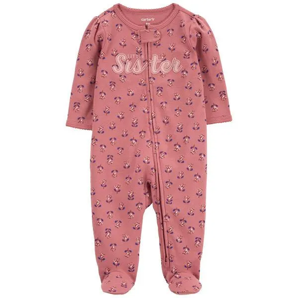 Baby Girl (Preemie-9M) Carter’s® Floral Lil’ Sister Sleep & Play