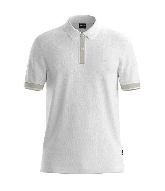 BOSS Big & Tall Slim Fit H-Phillipson Short Sleeve Polo Shirt