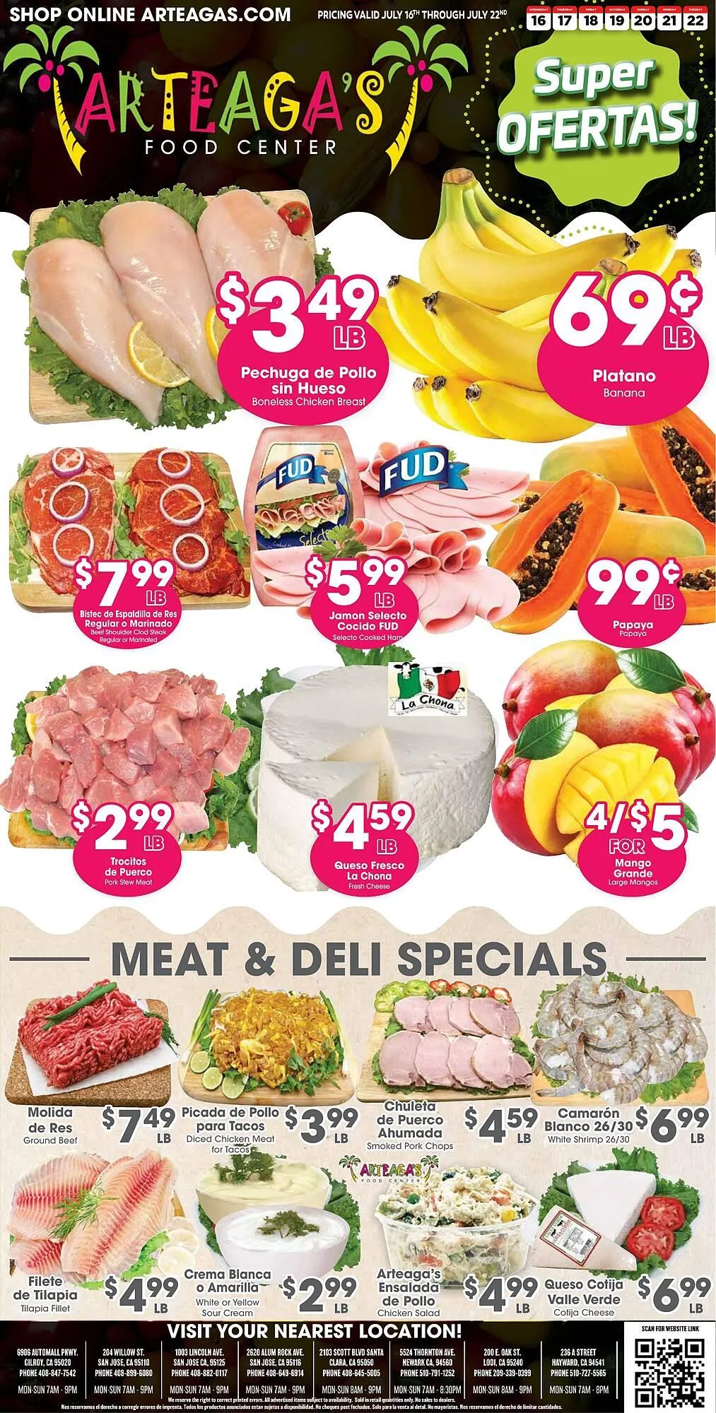 Arteagas Food Center Weekly Ad - 1