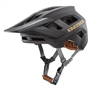 KINGBIKE Bike Helmet Mountain Bike Helmet E-Bike MTB Helmet with Angle Adjustable Visor Bicycle Helmets for Adults Youth Men Women M/L