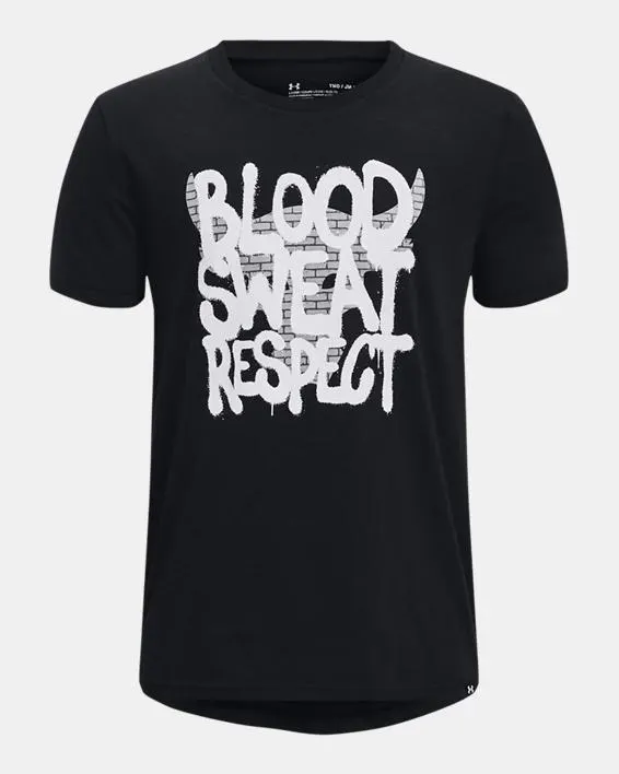 Project Rock Respect Boys' Short Sleeve