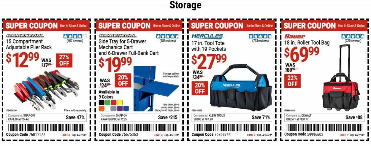Weekly ad Harbor Freight from April 21 to April 30 2025 - Page 10
