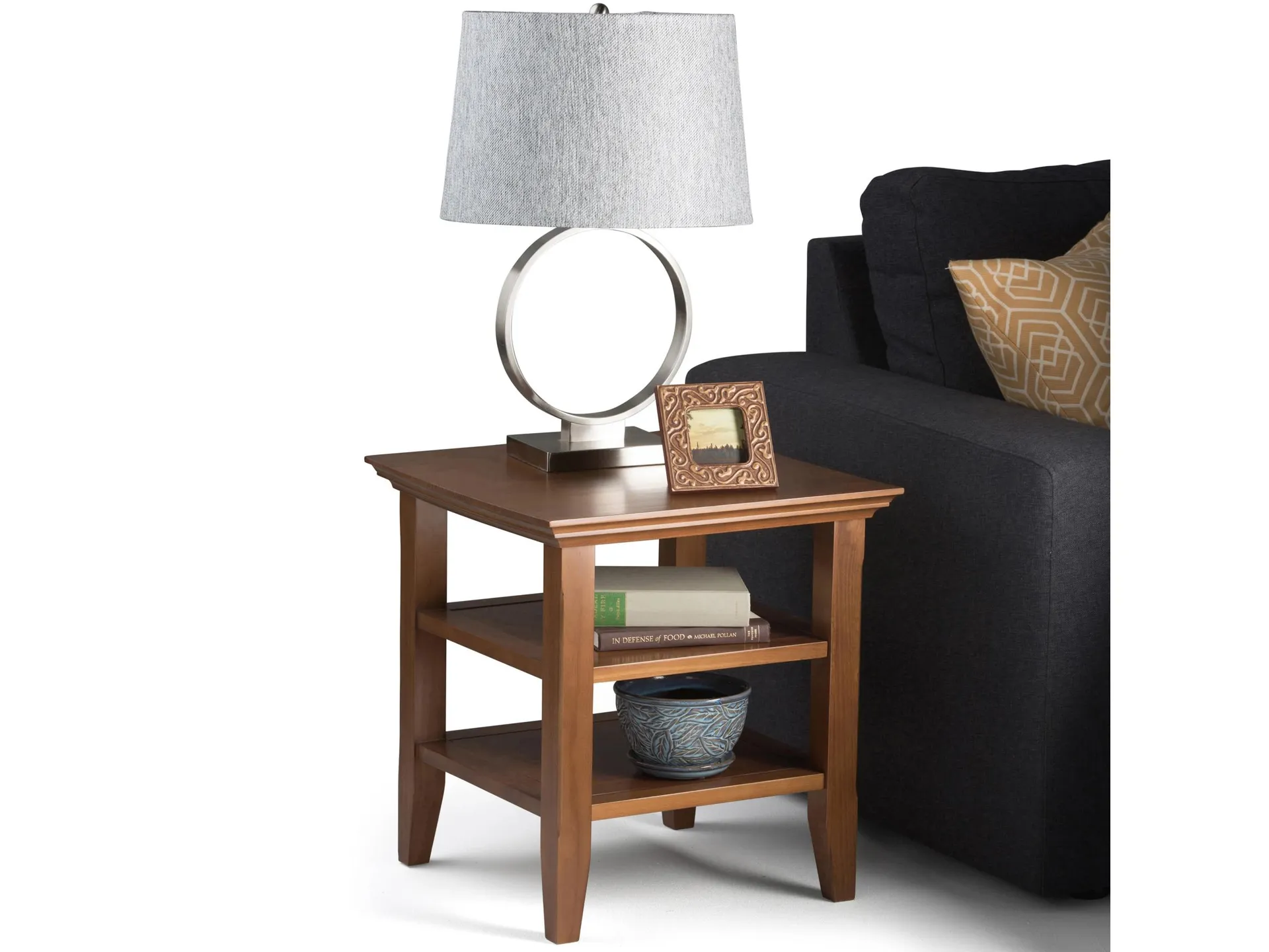 Simpli Home Acadian End Table