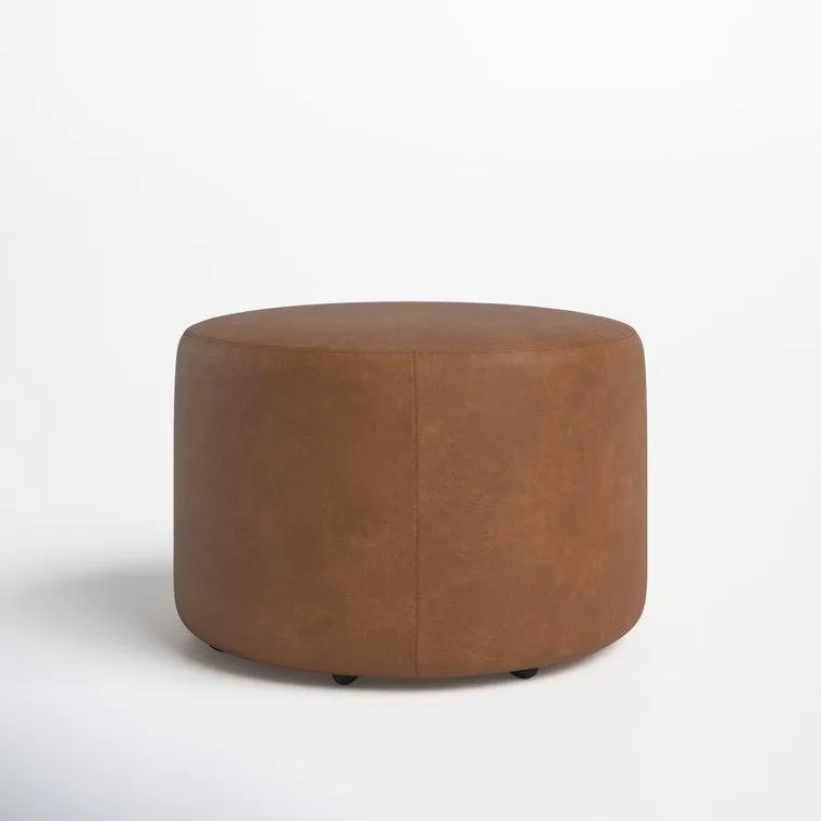 Danva Leather Ottoman