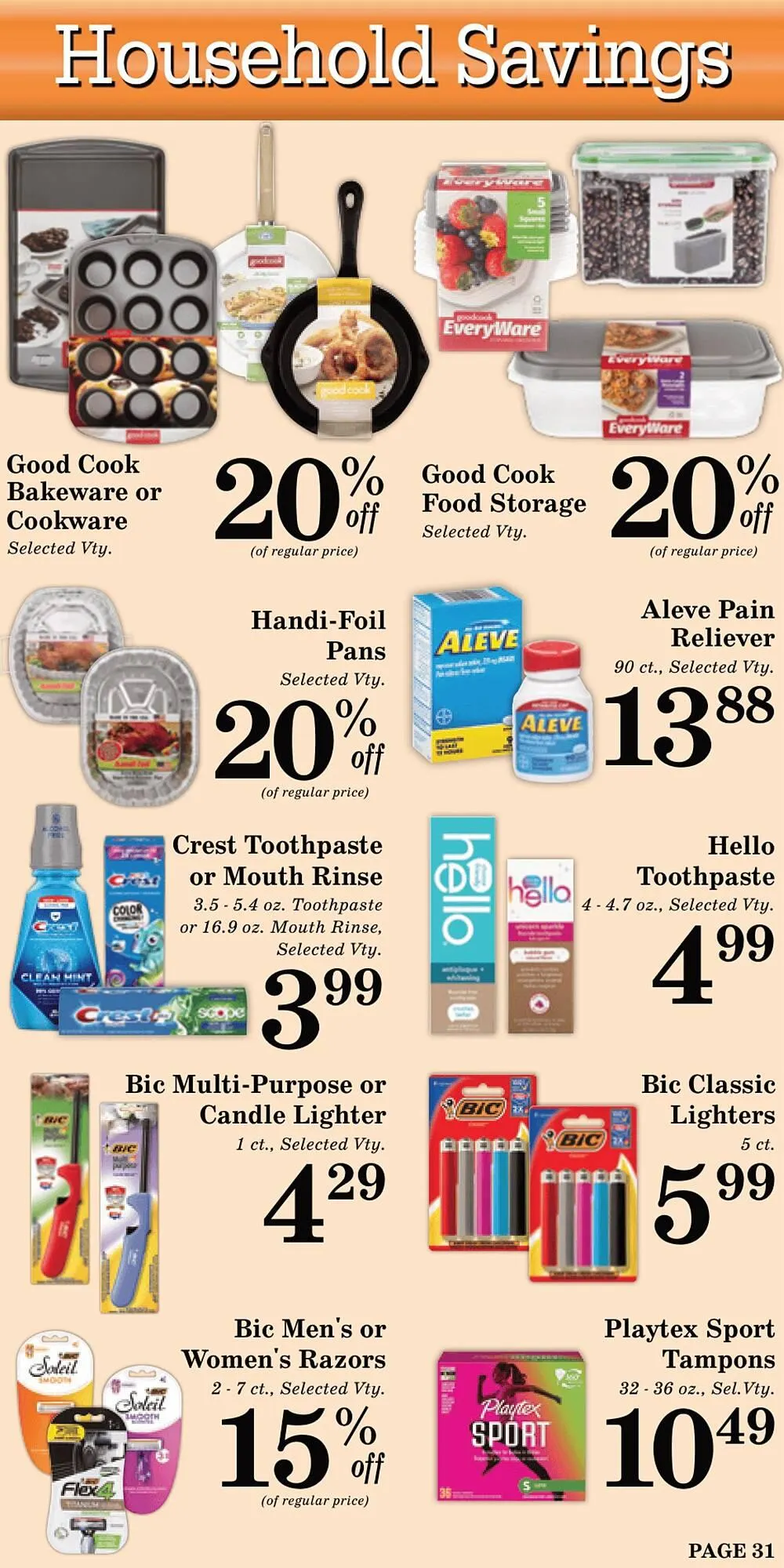 Weekly ad Harvest Foods weekly ad from March 4 to March 31 2026 - Page 32