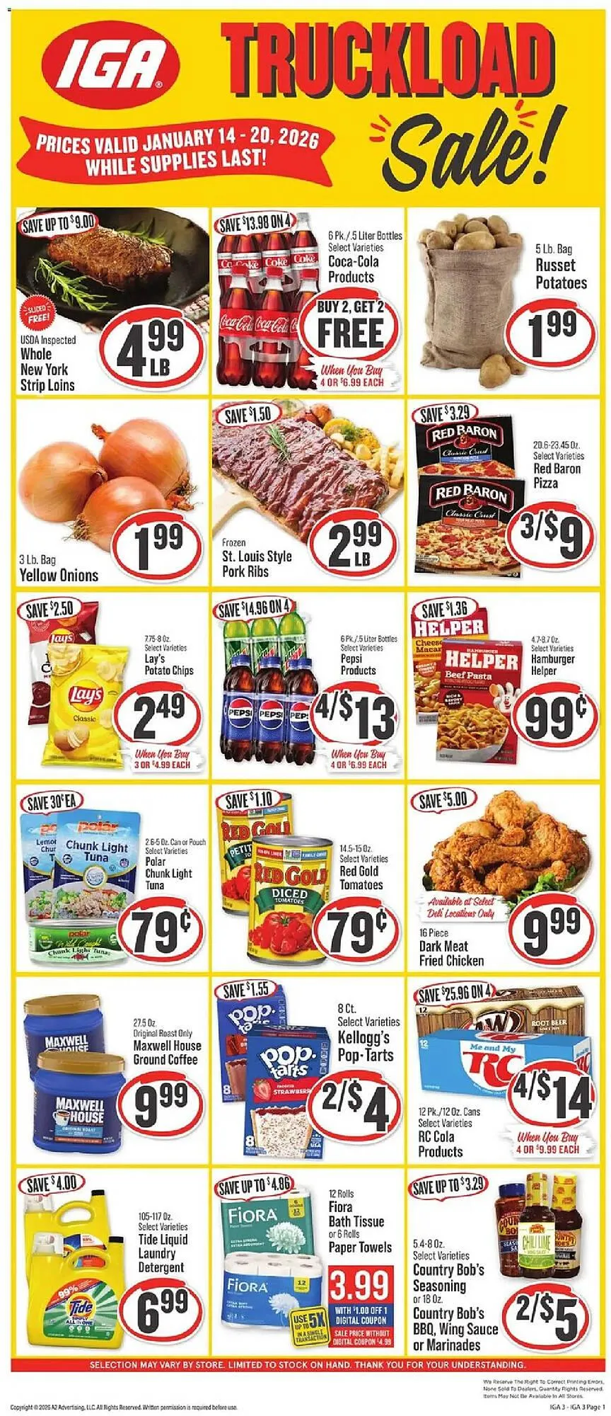 Weekly ad IGA weekly ad from January 14 to January 20 2026 - Page 1