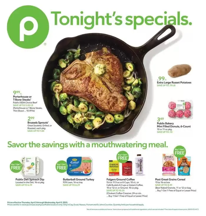 Weekly ad Discounts and promotions from April 3 to April 9 2025 - Page 1