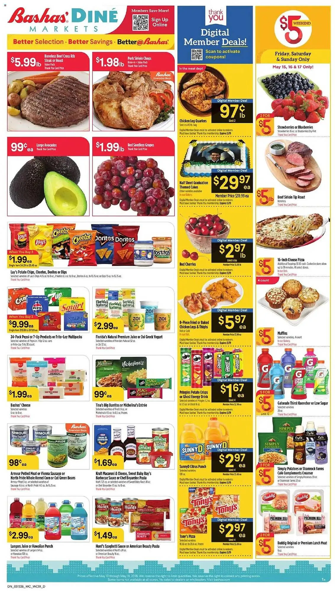 Weekly ad Bashas' weekly ad from May 13 to May 20 2026 - Page 1