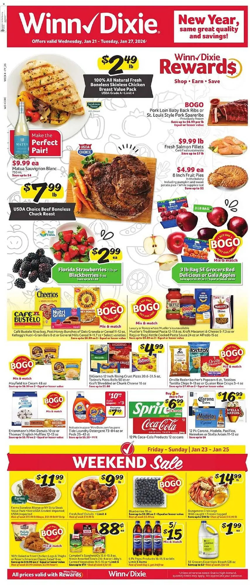 Weekly ad Winn Dixie weekly ad from January 21 to January 27 2026 - Page 1
