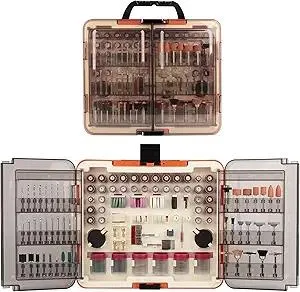 508-Piece Rotary Tool Accessory Kit,1/8" Multi-Purpose Rotary Tool Bits with Organizer For Sanding,Polishing,Grinding,Drilling,Cutting,Carving and Cleaning