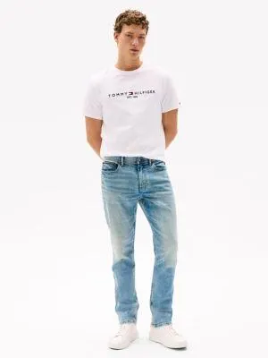 Medium Wash Straight Jean