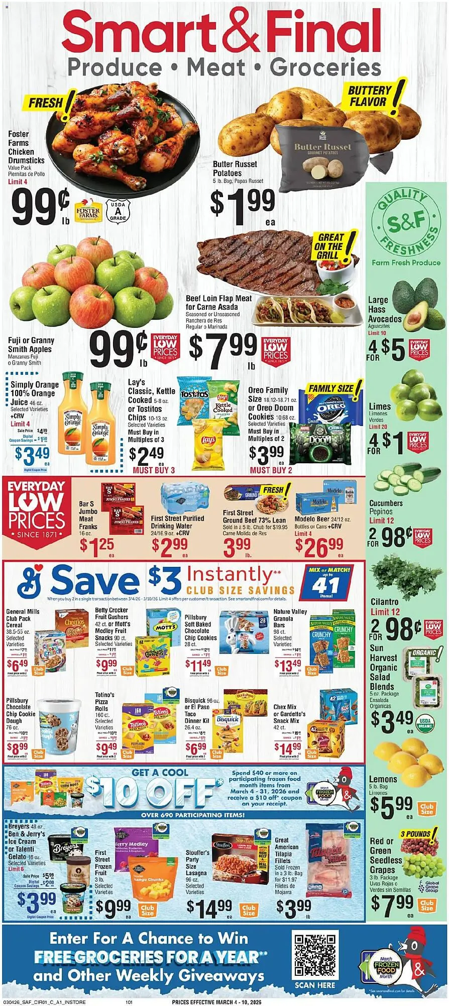 Weekly ad Smart & Final weekly ad from March 4 to March 10 2026 - Page 1